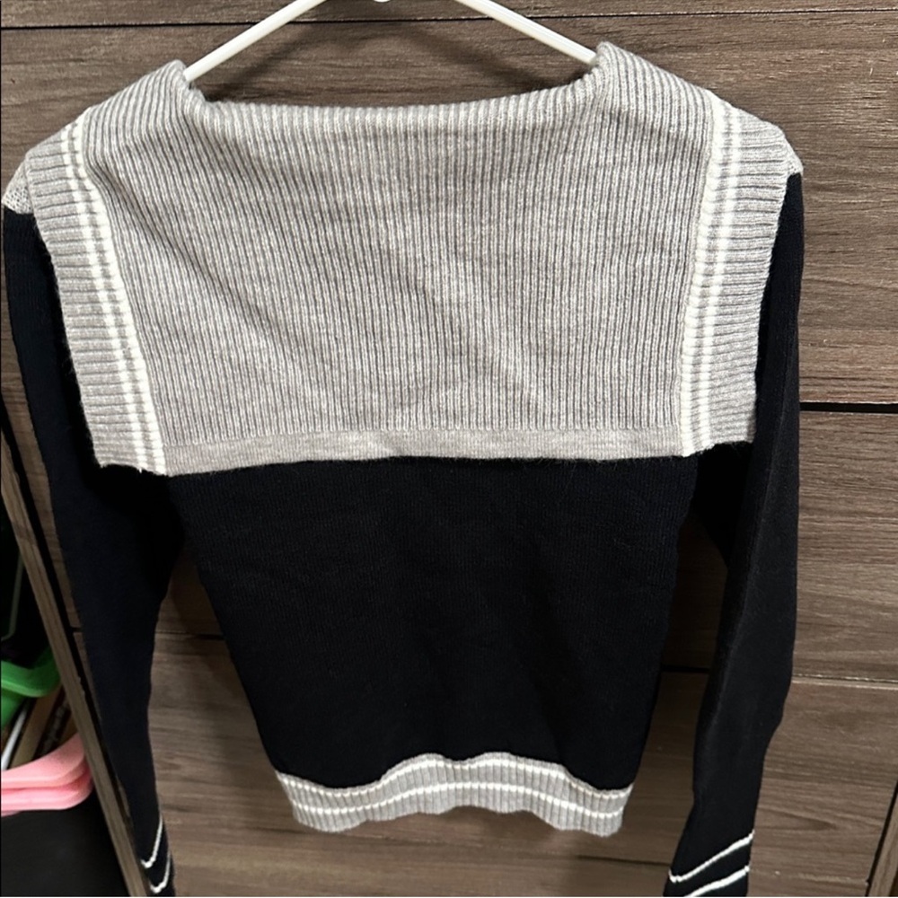 Two tone soft cardigan - Picture 4 of 4